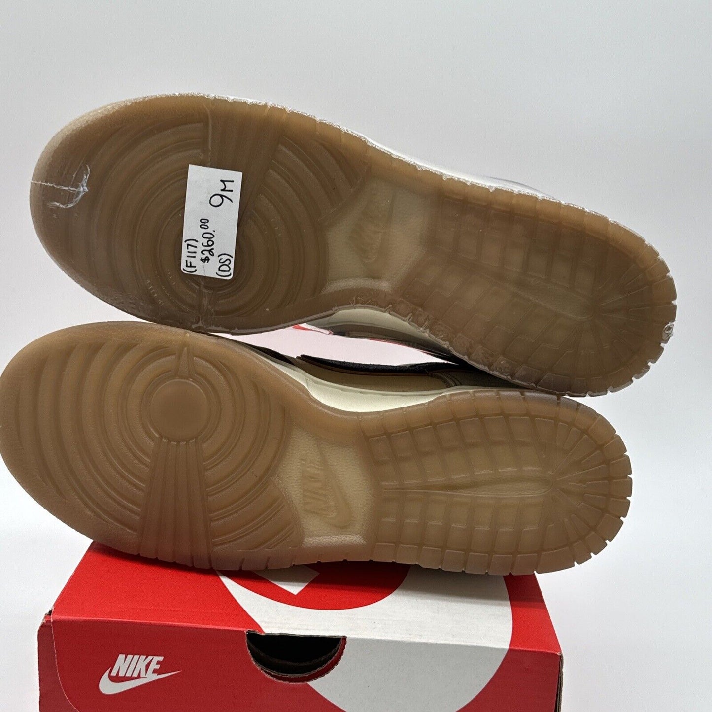 Size 9 - Nike Dunk Low Premium Setsubun Purple Beige Cracked Leather Suede