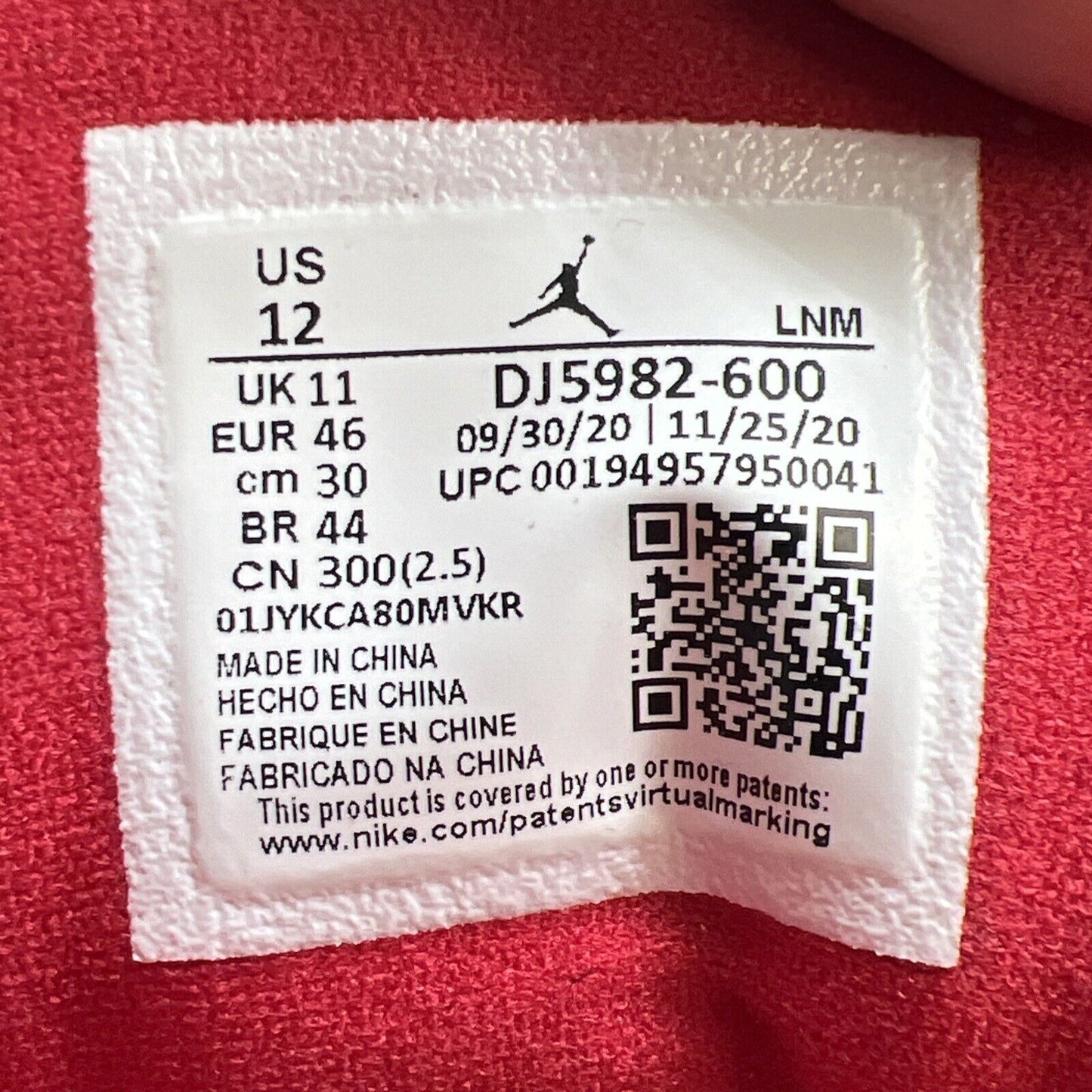 Size 12 - Jordan 13 Red/White - White Red Grey Suede (DJ5982-600)
