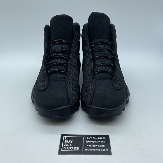 Size 9 - Air Jordan 13 Retro Black Cat White Suede (414571-011)