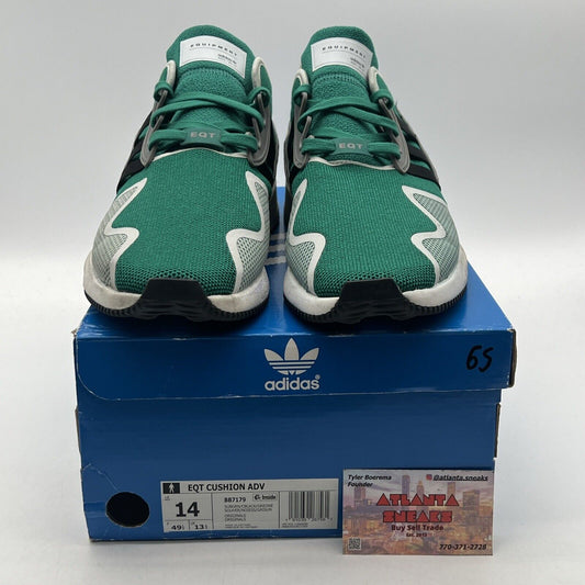 Size 14 -adidas EQT Cushion ADV Sub Green Grey White Black Suede (BB7179)