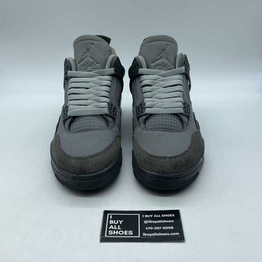 Size 8 - Air Jordan 4 Retro SE Wet Cement Grey Suede (FQ7928-001)