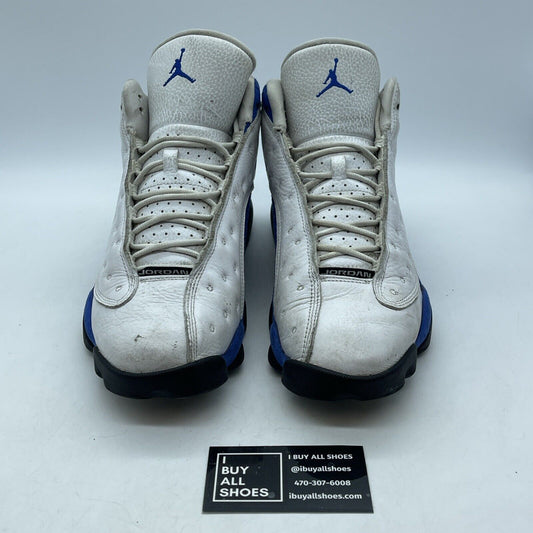 Size 9 - Air Jordan 13 Retro Hyper Royal White Black Blue Suede (414571-117)