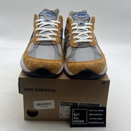 Size 11 - New Balance 991 Made In England "Yellow Blue" Yellow Blue (M9911YBG)