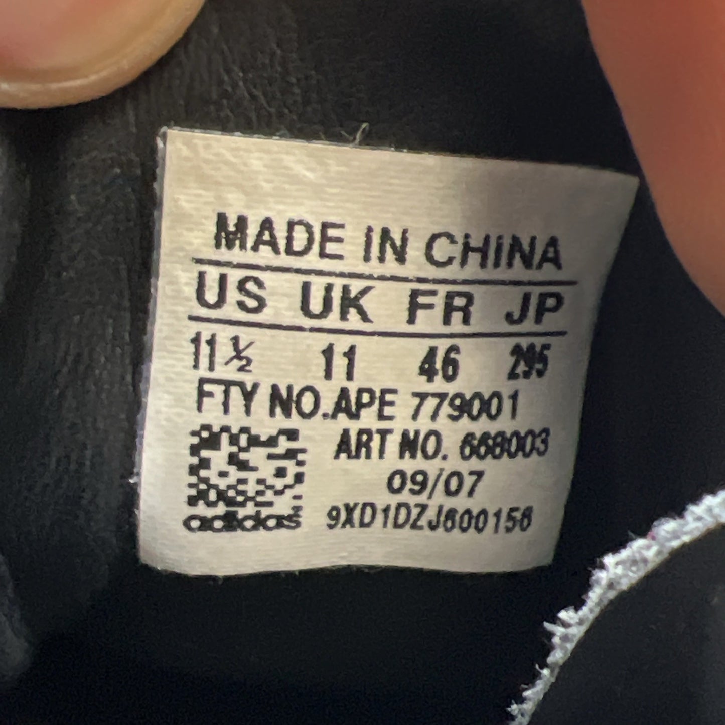 Size 11.5 - Adidas Sneakers Mens 2006 Americana Mid Lux Black Wolf (668003)