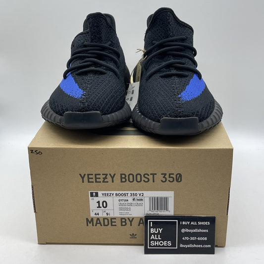 Size 10 - adidas Yeezy Boost 350 V2 Low Dazzling Blue Black Suede (GY7164)