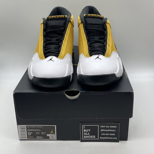Size 9.5 - Air Jordan 14 Retro Light Ginger 2022 Suede Leather (487471-701)