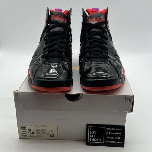 Size 12 - Air Jordan 7 Retro Black Gloss W (313358-006)