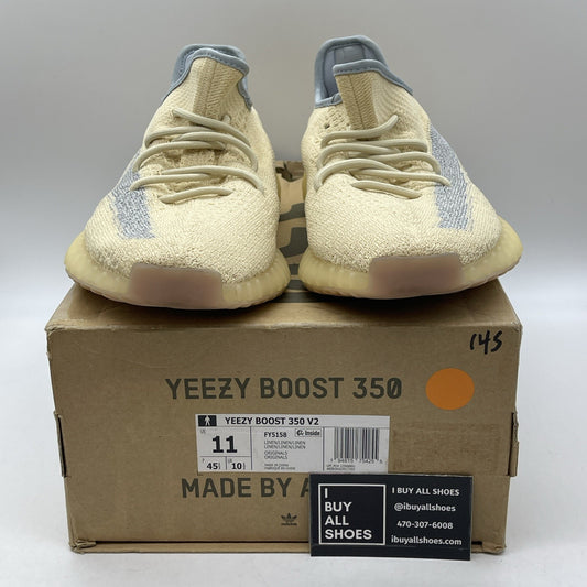 Size 11 - adidas Yeezy Boost 350 V2 Linen Yellow Grey Suede (FY5158)