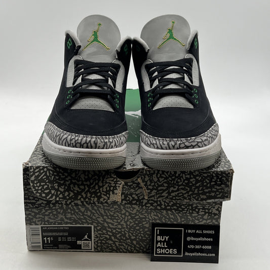 Size 11.5 - Air Jordan 3 Retro Mid Pine Green (CT8532-030)