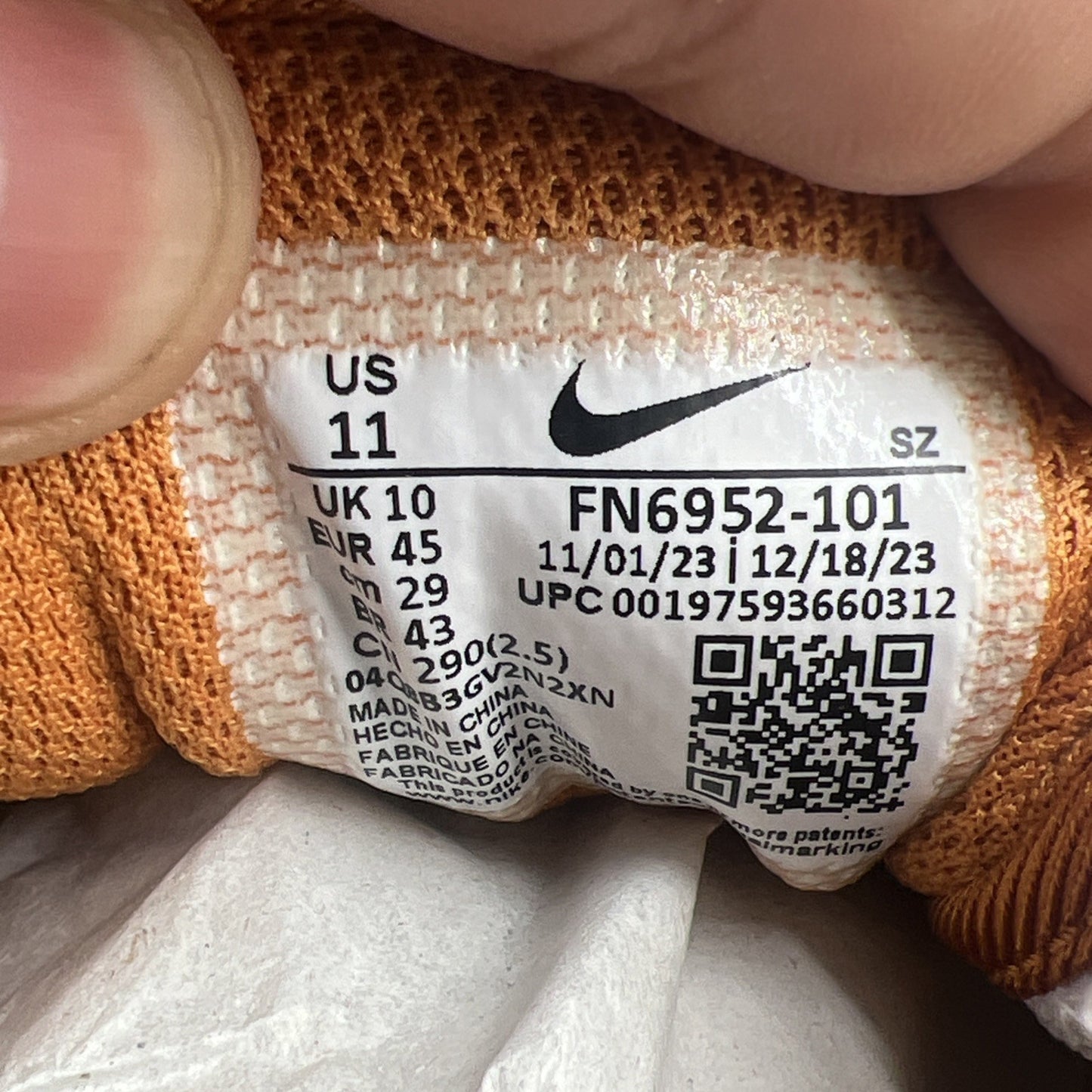 Size 11 - Nike Air Max 1 Monarch (FN6952-101)