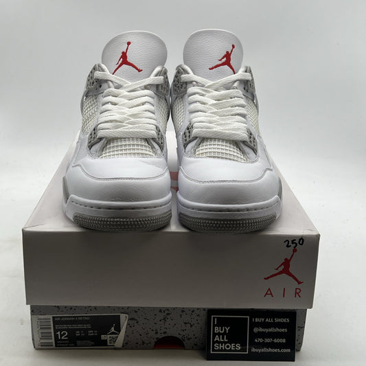 Size 12 - Air Jordan 4 Retro Mid White Oreo (CT8527-100)