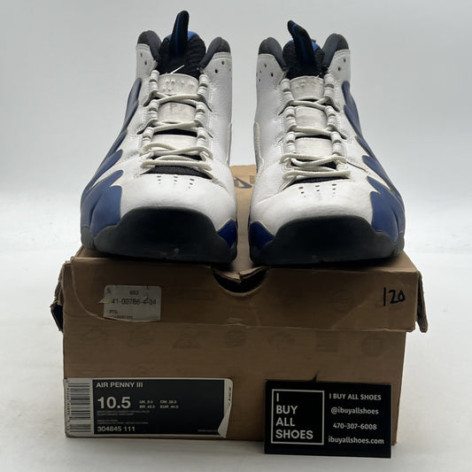 Size 10.5 - Nike Air Penny 3 Retro Royal White (304845-111)