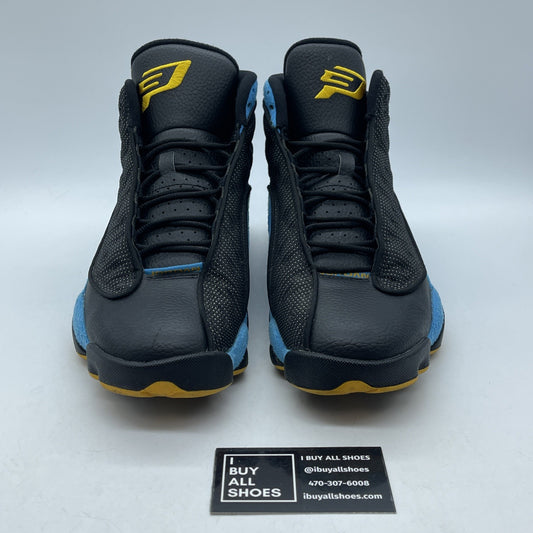 Size 9.5 - Air Jordan 13 Retro CP3 Away Blue Black Suede Leather (823902-015)