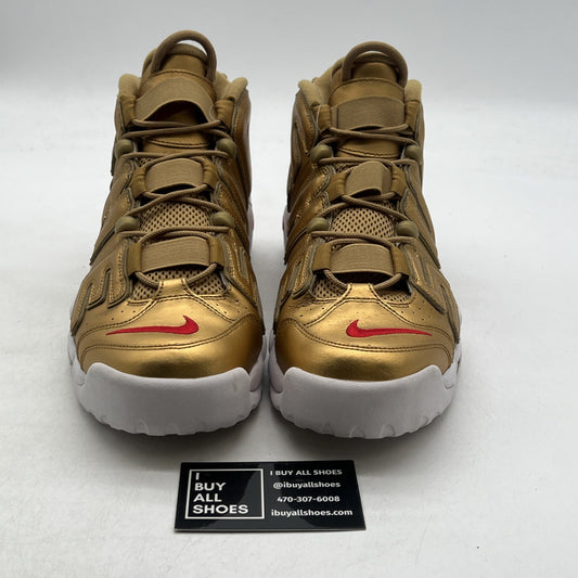 Size 11.5 - Nike Air More Uptempo x Supreme Suptempo Gold (902290-700) Sample