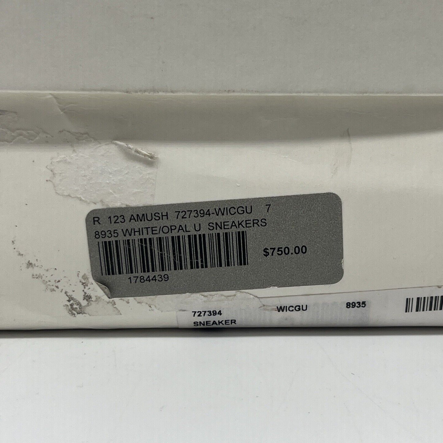 Size 7 - Alexander McQueen Oversized Sneaker White Mint Brand New Og All DS