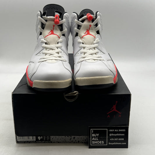 Size 9.5 - Air Jordan 6 Retro 2014 White Infrared (384664-123)