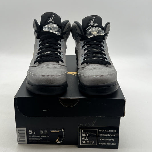 Size 5Y - Air Jordan 5 V Retro GS Wolf Grey (440892-008)