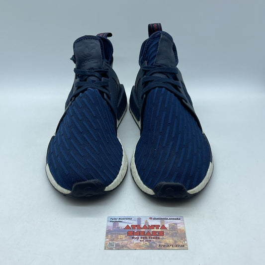 Size 13 - adidas NMD_XR1 PK Collegiate Navy Red White Suede Leather (BA7215)