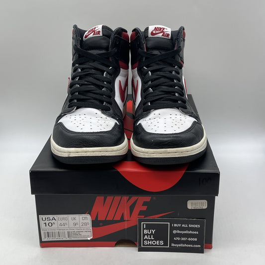 Size 10.5 - Jordan 1 Retro High OG Gym Red Black White Leather (555088-061)