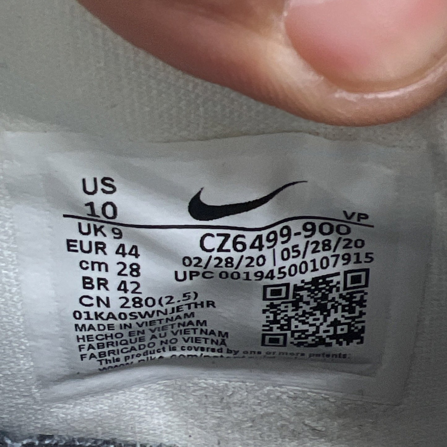 Size 10 -Nike Undefeated x Zoom Kobe 5 Protro What If - Dirty Dozen (CZ6499-900)