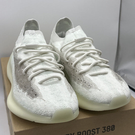 Size 12 - adidas Yeezy Boost 380 Calcite Glow Gid White Green Comfy New OG All