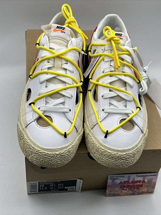 Size 10 - Nike Blazer Low x Off-White White 2022 - DH7863-100