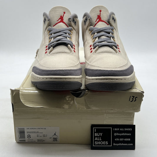 Size 8 - Air Jordan 3 Muslin (DH7139-100)