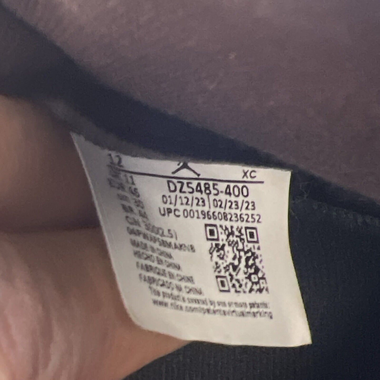 Size 12 - Air Jordan 1 Retro OG High UNC Toe (DZ5485-400)