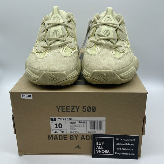 Size 10 - adidas Yeezy 500 Super Moon Yellow Suede Leather (DB2966)