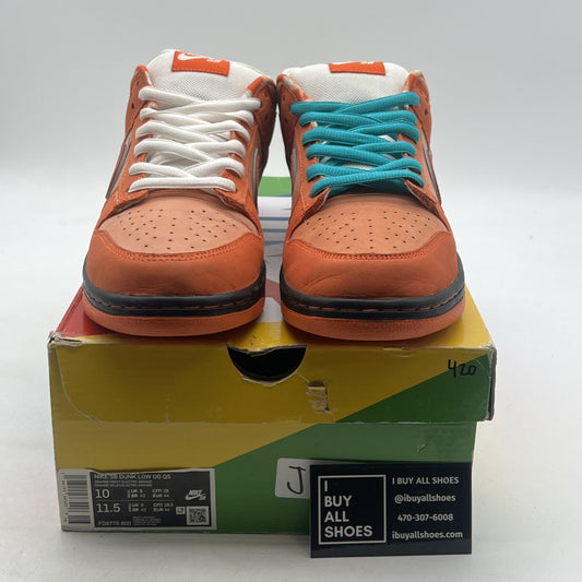 Size 10 - Nike Dunk Low SB x Concepts Orange Lobster (FD8776-800)