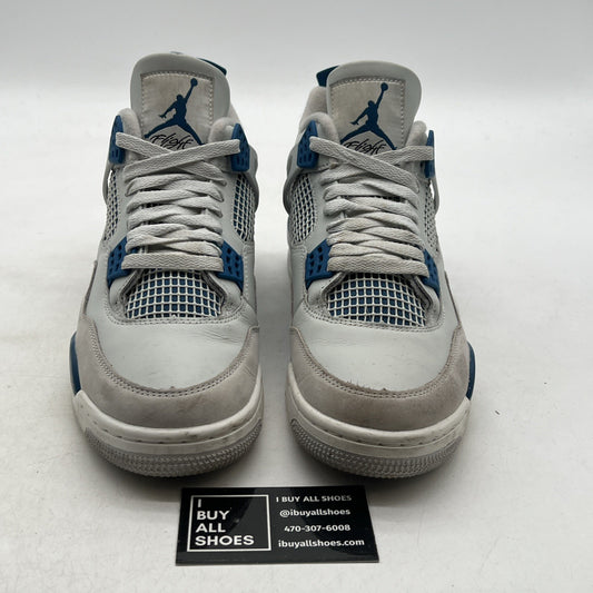 Size 9 - Air Jordan 4 Retro 2024 Military Blue (FV5029-141)