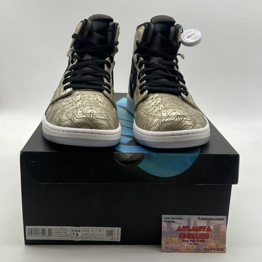 Size 13 - Air Jordan 1 Zoom Comfort Gold Laser (DQ0659-700)