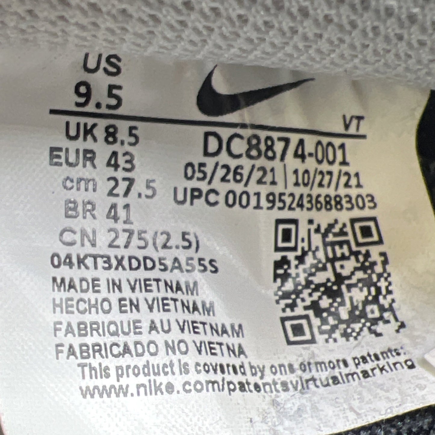 Size 9.5 - Nike Air Force 1 '07 LV8 x NBA Shoes Athletic Sneakers (DC8874-001)