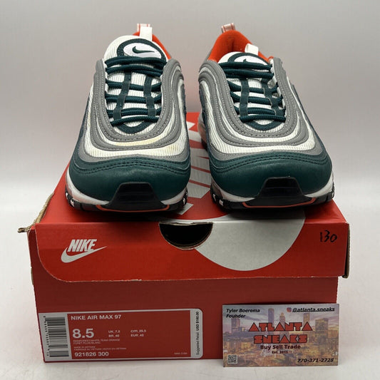 Size 8.5 - Nike Air Max 97 Miami Dolphins White Black (921826-300)