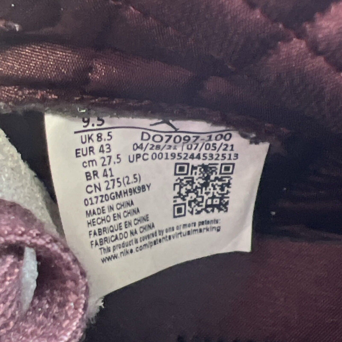 Size 9.5 - Air Jordan 1 OG x A Ma Maniere High Airness (DO7097-100)