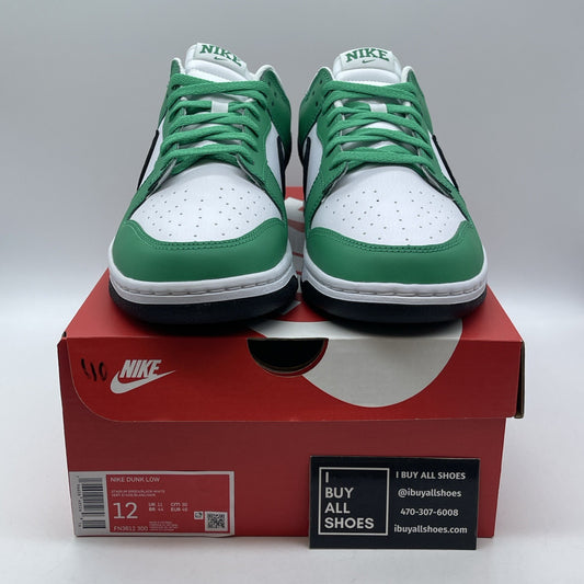 Size 12 - Nike Dunk Low Stadium Green Black Suede Leather (FN3612-300)