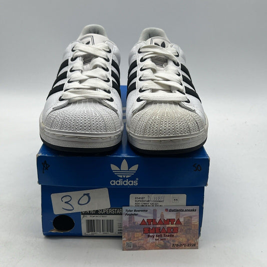 Size 11 - Adidas Superstar Footwear White Black Mens (ART-77206)