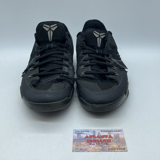 Size 11.5 - Nike Kobe 11 Dark Knight Black Red Suede Leather (836183-001)
