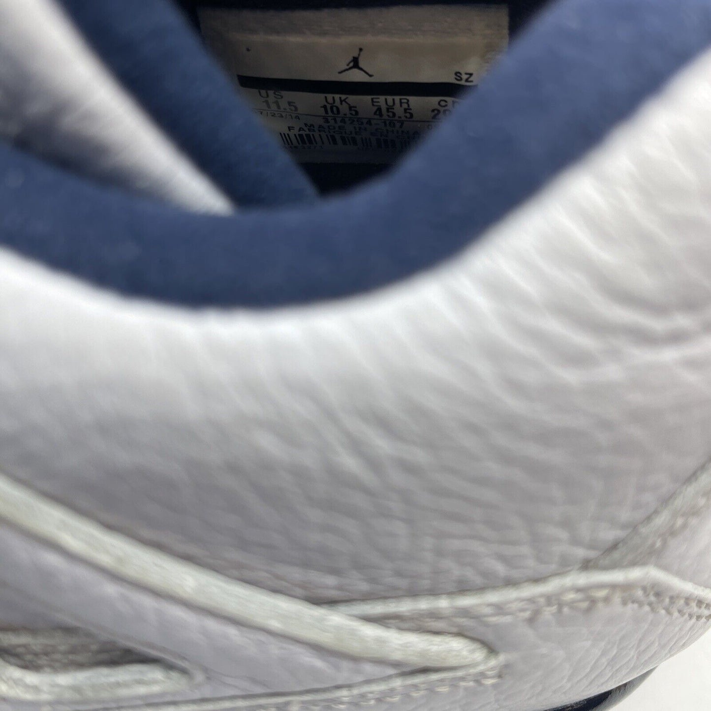 Size 11.5 - Air Jordan 4 Retro LS Columbia Blue White Leather (314254-107)