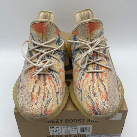 Size 12.5 - adidas Yeezy Boost 350 V2 Low MX Oat Yellow Blue Orange Comfy Kanye