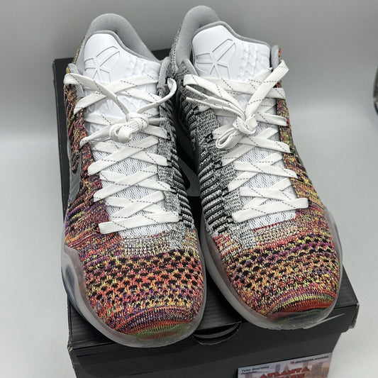 Size 11.5 - Nike Kobe 10 Elite Low iD Mamba Days Brand New Icy Sole Silver Inter