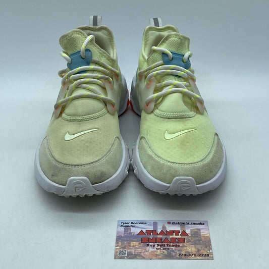 Size 7Y - Nike React Presto Barely Volt (GS) Green Suede Leather (BQ4002-700)