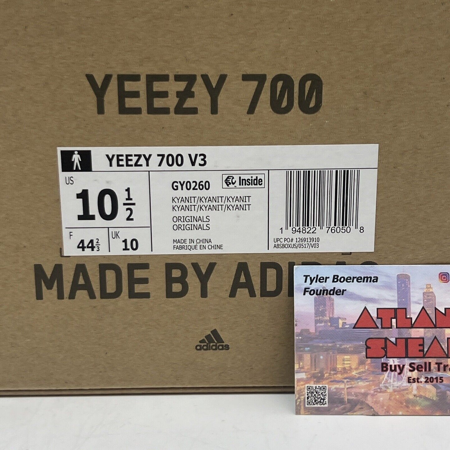 Size 10.5 - adidas Yeezy 700 V3 Kyanite