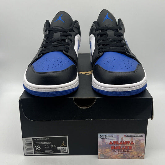 Size 13 - Air Jordan 1 Alternate Royal Toe Black White Blue Leather 553558-140