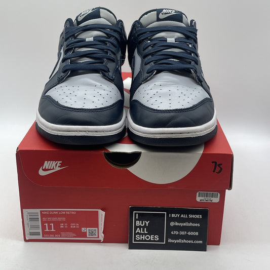 Size 11 - Nike Dunk Low Georgetown Blue Grey Leather (DD1391-003)