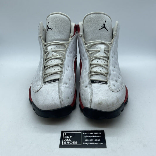 Size 13 - Jordan 13 Retro Chicago White Red Black Suede Leather (414571-122)