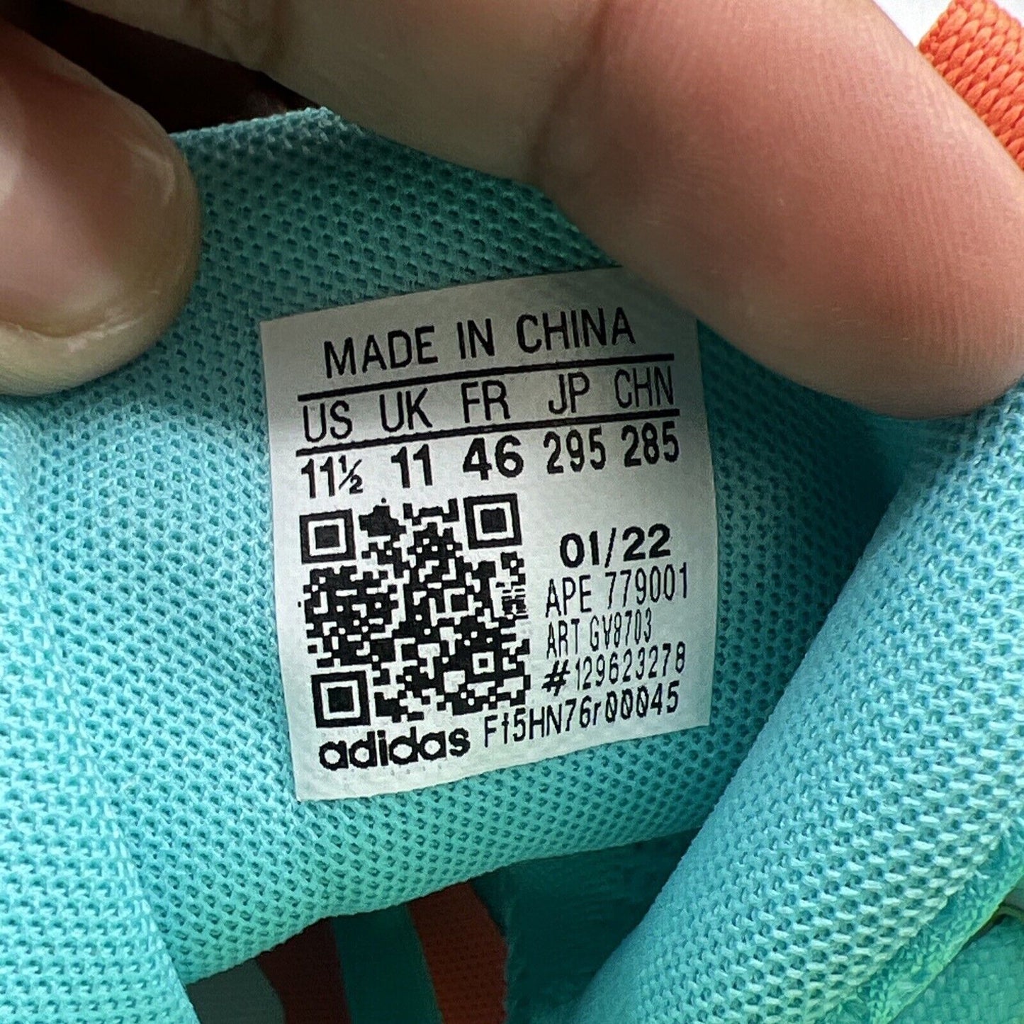 Size 11.5 - adidas Harden Vol. 6 Pulse Aqua Solar Yellow Blue (GV8703)