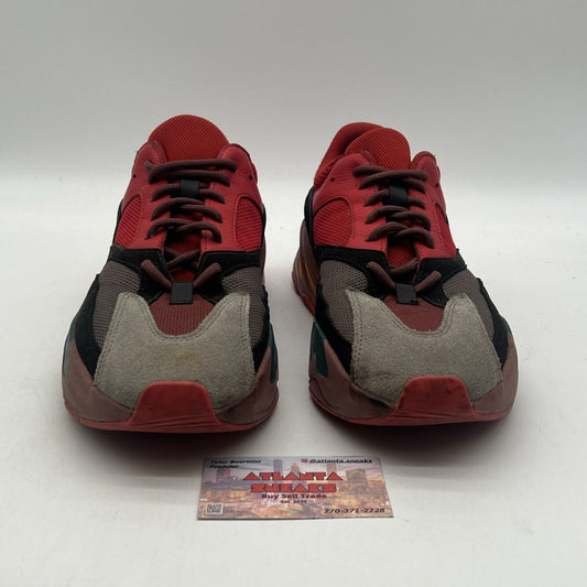 Size 13 - adidas Yeezy Boost 700 Hi-Res Red Suede Leather (HQ6979)