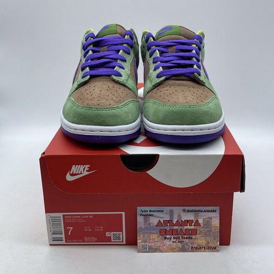Size 7 - Nike Dunk SP Retro 2020 Low Veneer Green White Purple (DA1469-200)