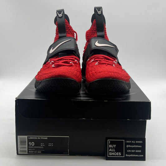 Size 10 - Nike LeBron 15 PE Red Diamond Turf (AO9144-600)